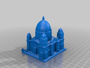 Katedrali - berliner dom binalar ve yapılar 3d tarama tarayıcı berlin boardgame bina Katedral kilise şehir Almanya tarih Ortaçağ minyatür model modelleme anıt din 3d print model - Mito3D