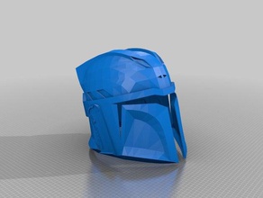star wars mandalorian helmet version 3 costume boba fett mercs 3d print model - Mito3D