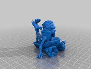 warum nicht Kunst 3dbenchy Alpaka baby groot benchy eifel tower lion yoda 3d print model - Mito3D