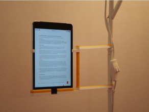 ipad mini holder ikea not floor lamp any 155mm tube tablet hack ipadmini stand 3d print model - Mito3D