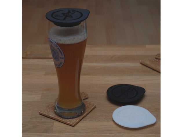 cover weisse Weizen Bier Gläser outdoor & Garten abdeckung wei bier glas weizenbier Glas weiß 3D print model - Mito3D