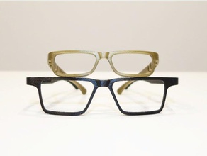 lunettes glasses personnalisables customizable vto bespoke brille eyeglasses eyewear gafas sol soleil occhiali spectacles sunglasses 3d print model - Mito3D