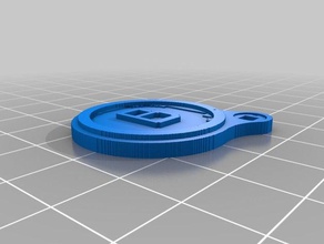 snugger b keychain 3d slash 3d print model - Mito3D