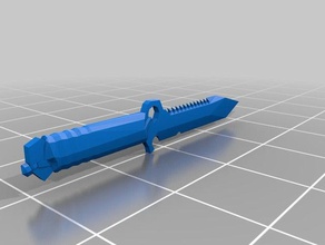 call duty bo3 knife props black ops 3 cod 3d print model - Mito3D