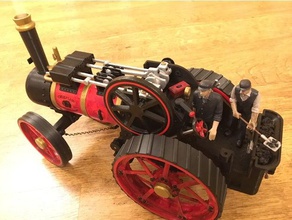 humo y sonido cabbageheart de tracción del motor juguetes mecánicos 3d print model - Mito3D