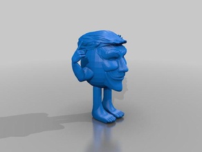 humpty-trumpty humpty trump distintivo las esculturas 3d print model - Mito3D