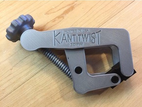 3d-gedruckte kant-twist Schraubzwinge tools Klemme kant 3d print model - Mito3D