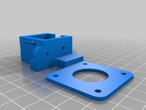 doogielabs cr-10 s bowden drive remix 3d printer accessories mount creality 3d print model - Mito3D