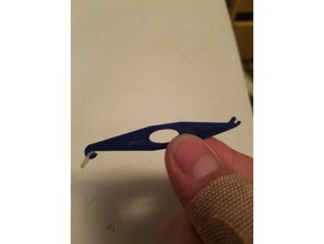 elastic band tool hook braces replacement parts 3d print model - Mito3D