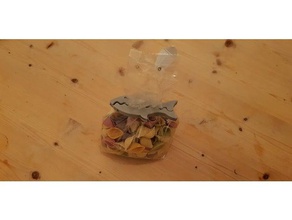 clip borsa requin animali 3d print model - Mito3D