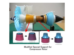 jet engine 3-bobina parti modificate di ingegneria 3d print model - Mito3D