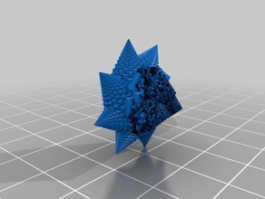 cube pointy thing sculptures 3d print model - Mito3D