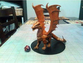 copper dragon games d&d dnd dragons dungeons & pathfinder 3d print model - Mito3D