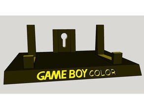 gameboy color del soporte de exhibición juguetes y accesorios juego nintendo 3d print model - Mito3D