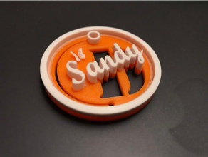 sandy's key 3d printing 3d print model - Mito3D