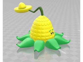 corn plants vs zombie games pvz characters 3d print model - Mito3D