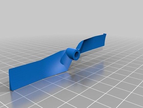 2 Blatt propeller hobby prop 3d print model - Mito3D