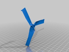 3-blade propeller hobby prop 3d print model - Mito3D