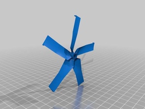 5 Blatt propeller hobby prop die Propeller 3d print model - Mito3D