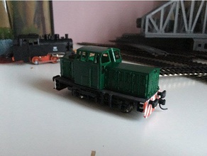 t334 - diesel train engine h0 1 87 scale model mechanical toys ho railway 3d print model - Mito3D