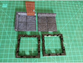 truetiles 2x2 magnetic base toy & game accessories openlock true tiles 3d print model - Mito3D