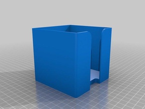 bloc-notes papier support 9x9 cm L'impression 3d 3d print model - Mito3D