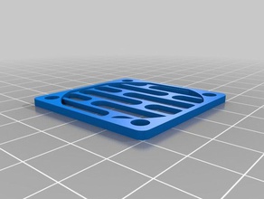 40mm fan grille cover 3d printer parts grill 3d print model - Mito3D