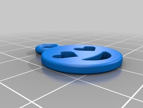 coração olhos emoji modificado chaveiros 3d print model - Mito3D