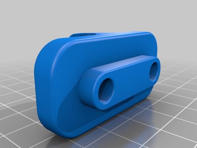 audi 200 typ43 sunvisor clip automotive 3D print model - Mito3D