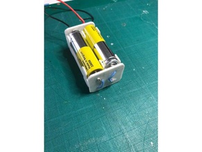 4x aa Batteriehalter Fall - Elektronik Batterie-Halter otto 3d print model - Mito3D
