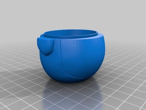 uovo di pasqua totoro arredamento la 3d print model - Mito3D