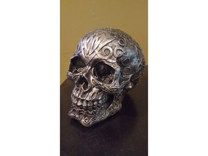 celtic skull scans & replicas badass bone bones halloween decoration human irish 3d print model - Mito3D