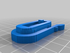 3d-Schrägstrich-Ionen-air cam-lock 3d-slash 3d print model - Mito3D