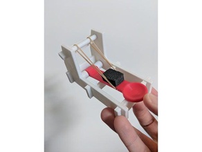 meilleure bande de caoutchouc titulaire jouet catapulte jouets mécaniques 3d print model - Mito3D