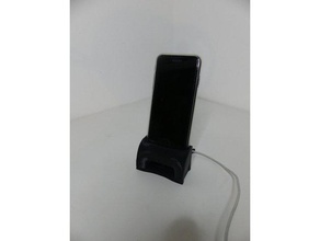 iphone 7 docking station sound amplifier mobile phone amp apple charging dock stand holer holder passive 3d print model - Mito3D