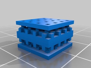 voxel-Kunst-Nr 2 Kunst voxel 3d print model - Mito3D