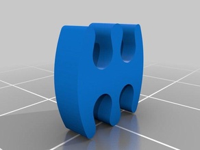 cable peine de manga la fuente alimentación cables equipo gestión organizador 3d print model - Mito3D