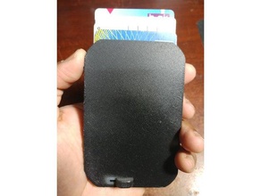 toucan wallet accessories 3d printed card holder minimalist money clip slim case 3d print model - Mito3D