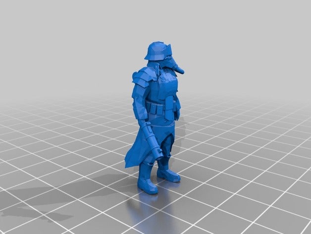 Raum Granatwerfer-Soldat Menschen death korps krieg 3D print model - Mito3D