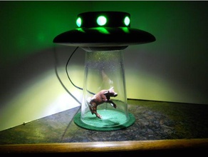 alien abduction lamp diy light 3d print model - Mito3D