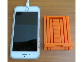 adjustable phone holder mobile compact 3d print model - Mito3D