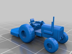 n scale tractor vehicles n-scale 3d print model - Mito3D