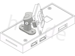 ball socket mount raspberry pi camera other applications 3d printing case 3d print model - Mito3D
