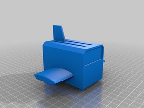spacetoaster La stampa 3d fermacarte casuale spazio tostapane 3d print model - Mito3D