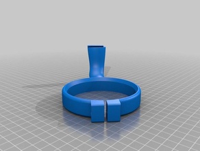 32 oz cup handle cut half w dovetail household 3d print model - Mito3D