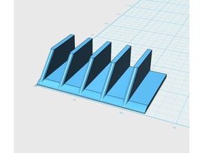 vinyl & record spacer household bracket organizer 3d print model - Mito3D