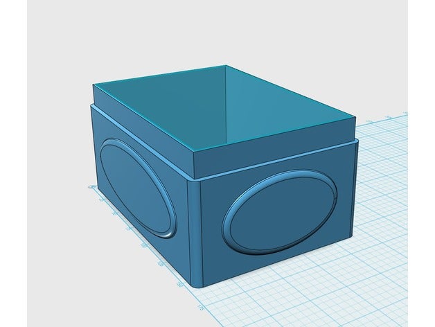 multipropósito de la caja y tapa art cuadro contenedor joyería multiuso almacenamiento 3D print model - Mito3D