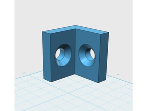 small l-bracket household bracket corner fastener l mount 3d print model - Mito3D
