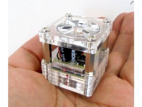 laser cut door bell case electronics doorbell kit 3d print model - Mito3D