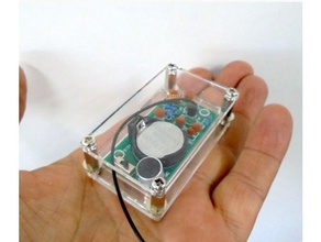 laser cut fm transmiter case electronics lasercut 3d print model - Mito3D